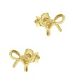 Cute Bow Shaped Silver Stud Earring STS-6813